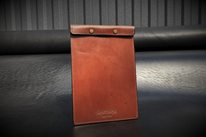 Embossed Leather Menu Holder: Restaurant Menu Cover