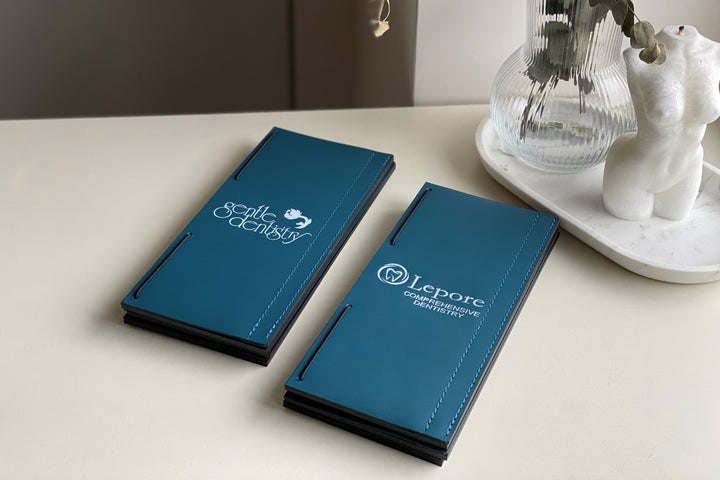 Leather Menu Folder: Custom Restaurant Menu Book, Wine List