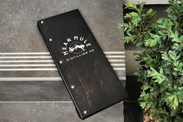 Wooden Menu Cover: Restaurant Menu Folder