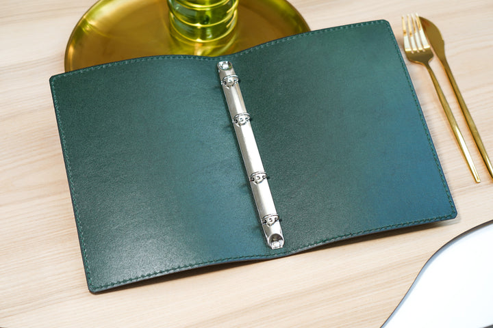 Embossed Logo Leather Menu Holder: Restaurant Menu Folder