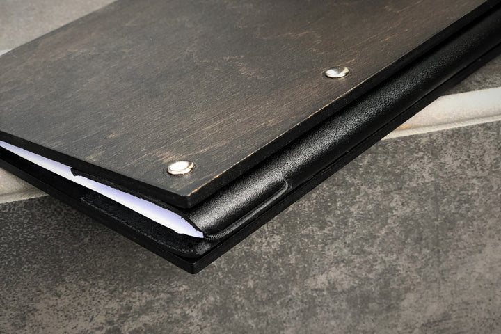 Wooden Menu Cover: Restaurant Menu Folder