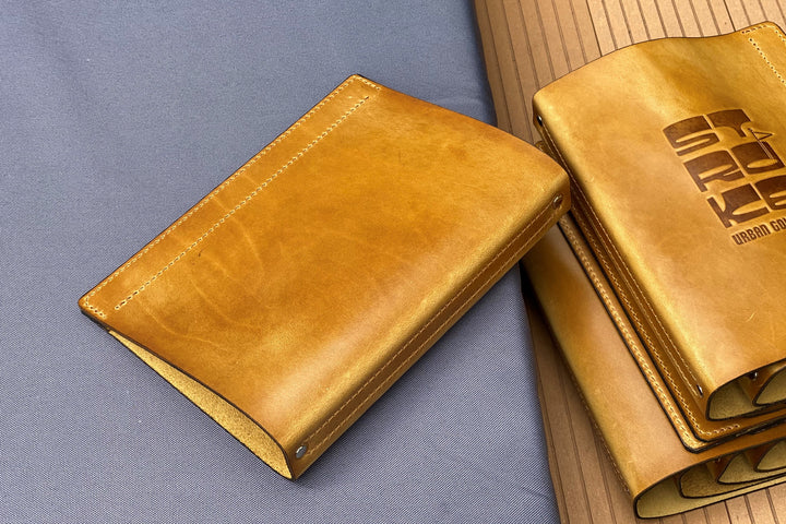 Leather Menu Cover A5: Ring Binder Restaurant Menu Folder