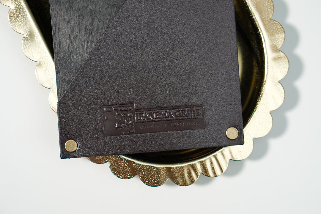 Personalized Wood Check Presenter: Custom Restaurant Bill Holder