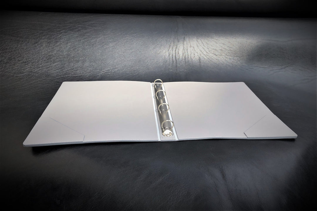 Embossed Leather Menu Cover: A4 A5 Restaurant Menu with Ring Binder