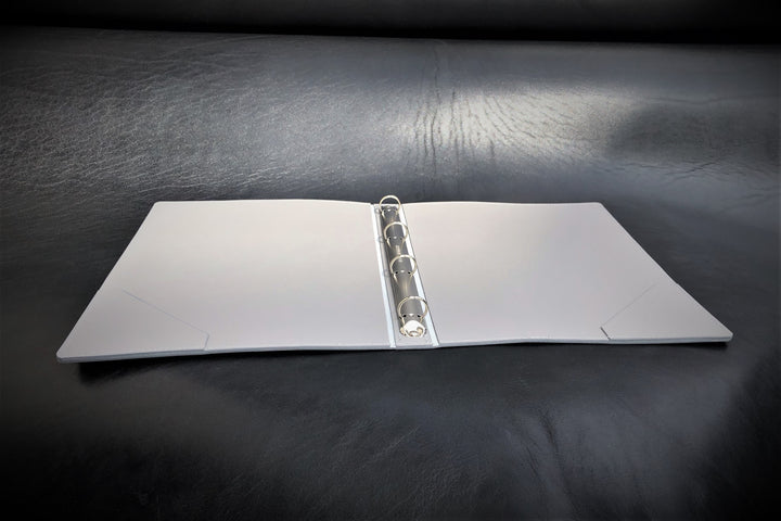 Embossed Leather Menu Cover: A4 A5 Restaurant Menu with Ring Binder