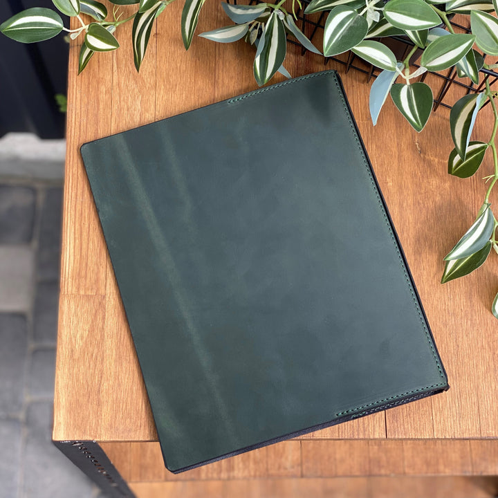 Leather Menu Cover: Restaurant Menu Folder, Custom Guest Book