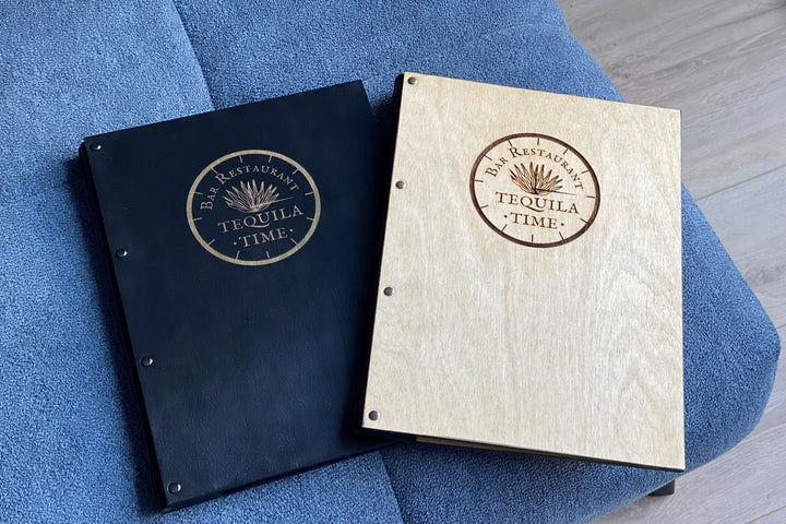 Leather Menu Cover: Restaurant Menu Folder