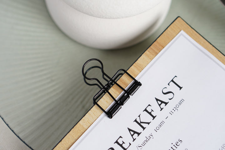 Ashwood Menu Holder with Binder