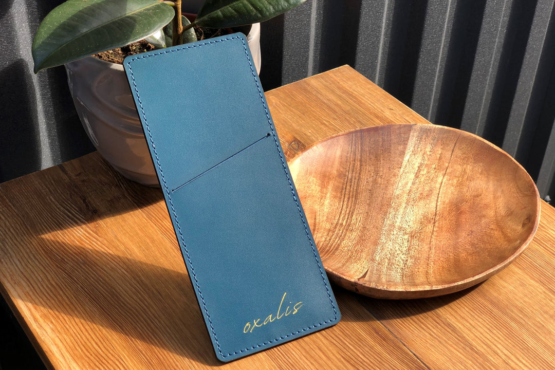 Personalized Leather Cutlery Pouch