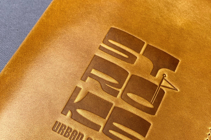 Leather Menu Cover A5: Ring Binder Restaurant Menu Folder