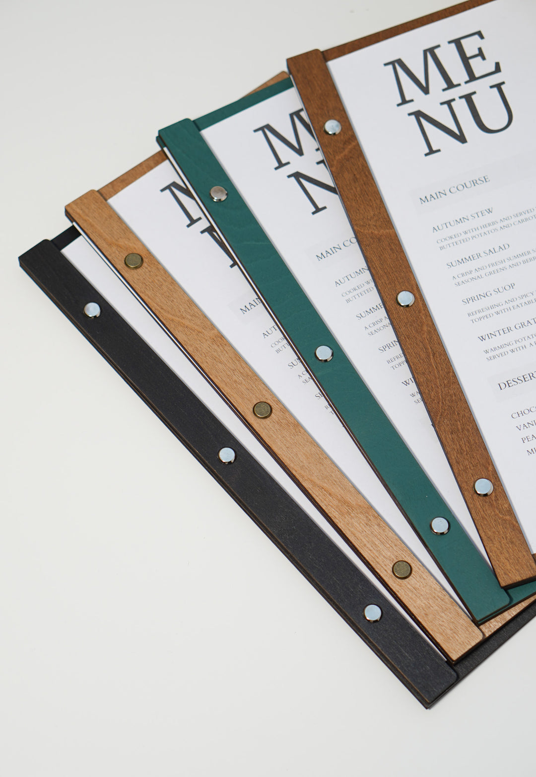 Custom Logo Wooden Menu Board: Restaurant Cafe Bar