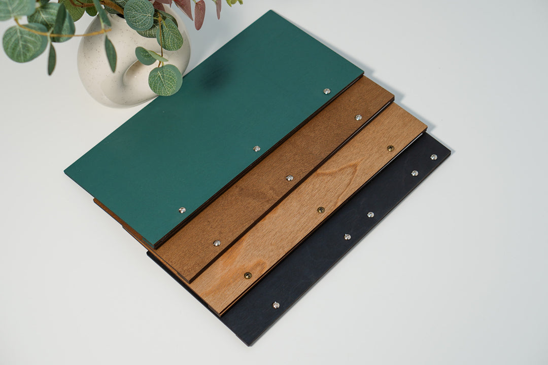 Custom Logo Wooden Menu Board: Restaurant Cafe Bar