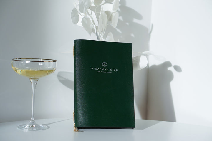 Custom Leather Menu Holder