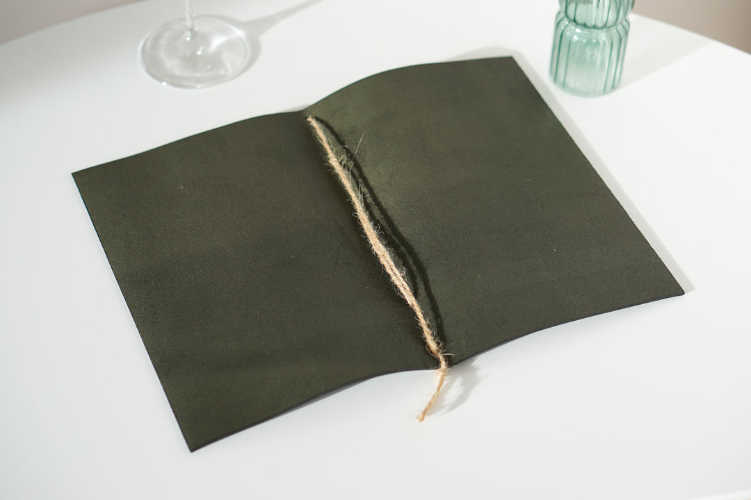 Custom Leather Menu Holder