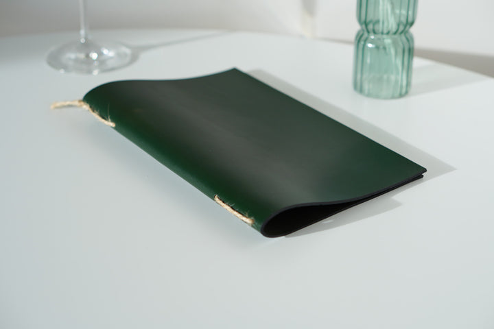 Custom Leather Menu Holder
