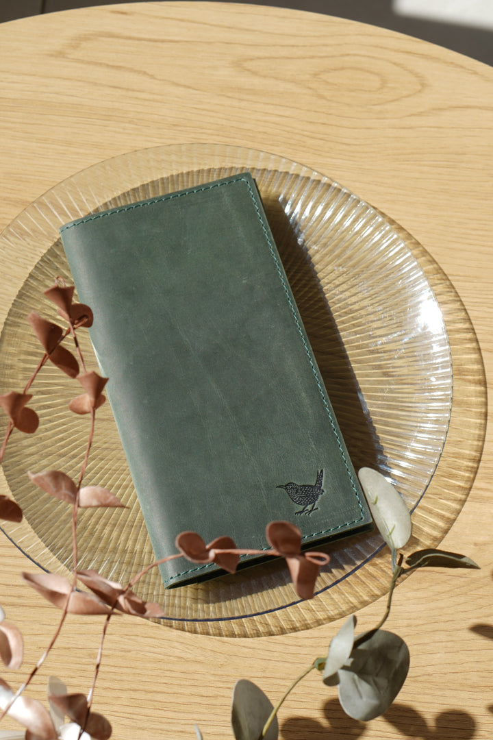 Vintage Leather Check Presenter for Restaurants & Cafes