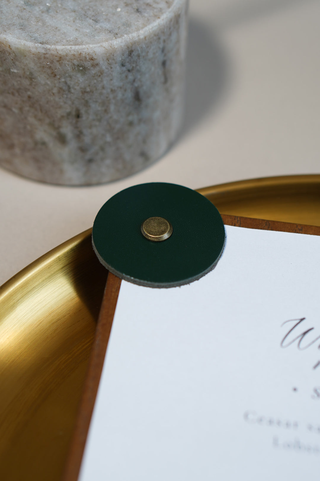 Custom Wooden Menu Board with Leather Clip: Restaurant Cafe Menu