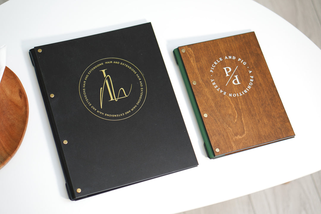 Wooden Restaurant Menu Cover