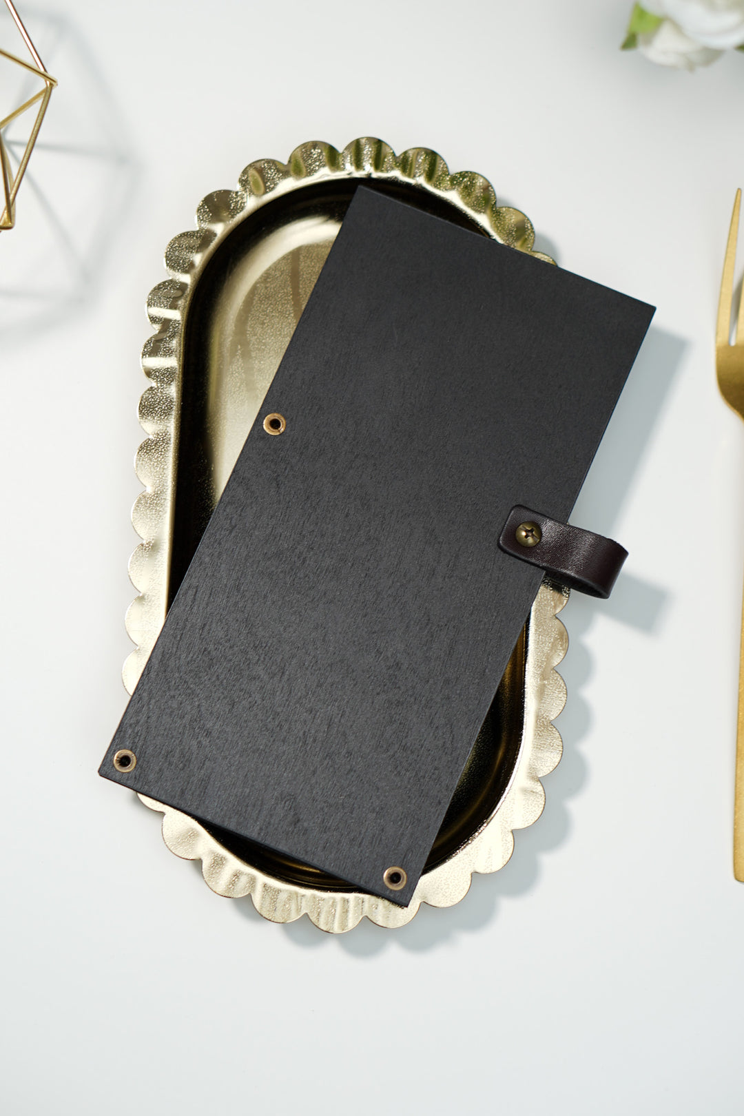 Personalized Wood Check Presenter: Custom Restaurant Bill Holder