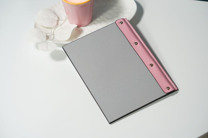 Custom Leather Menu Cover: Wooden Restaurant Menu Holder