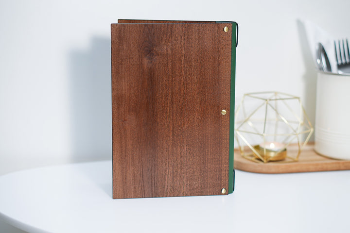 Ashwood & Leather Menu Folder: Ring Binding