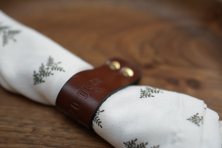 Custom Leather Napkin Rings