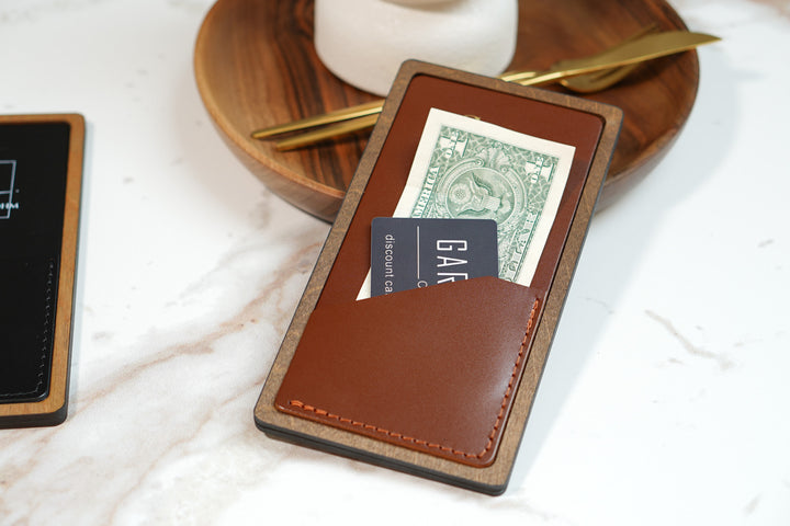 Personalized Wood Guest Check Book: Restaurant Bill Holder, Custom Server Booklet