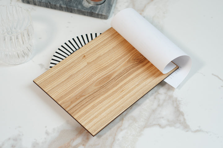 Personalized Wood Menu Clipboard: Restaurant Wedding Menu Holder