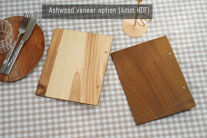 Personalized Wooden Menu Holder