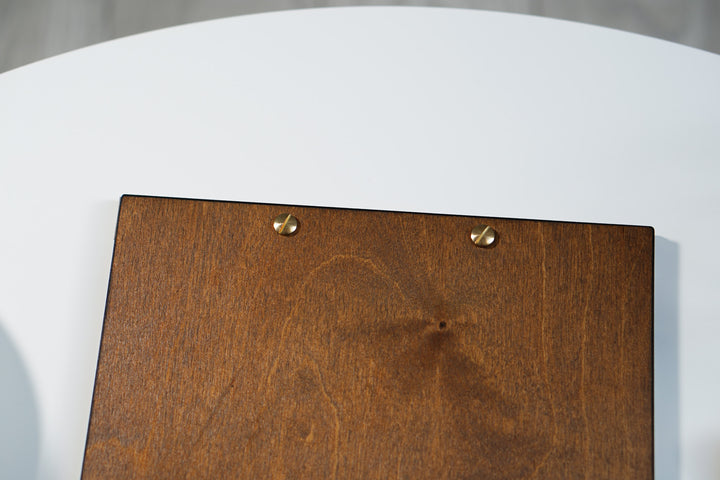 Leather Wine List Menu Holder with UV Printing