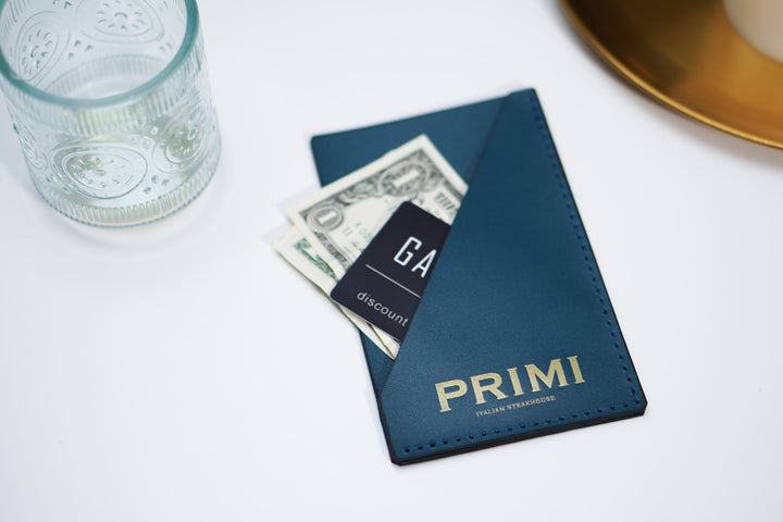 Leather Check Presenter: Restaurant Bill Holder with Embossing