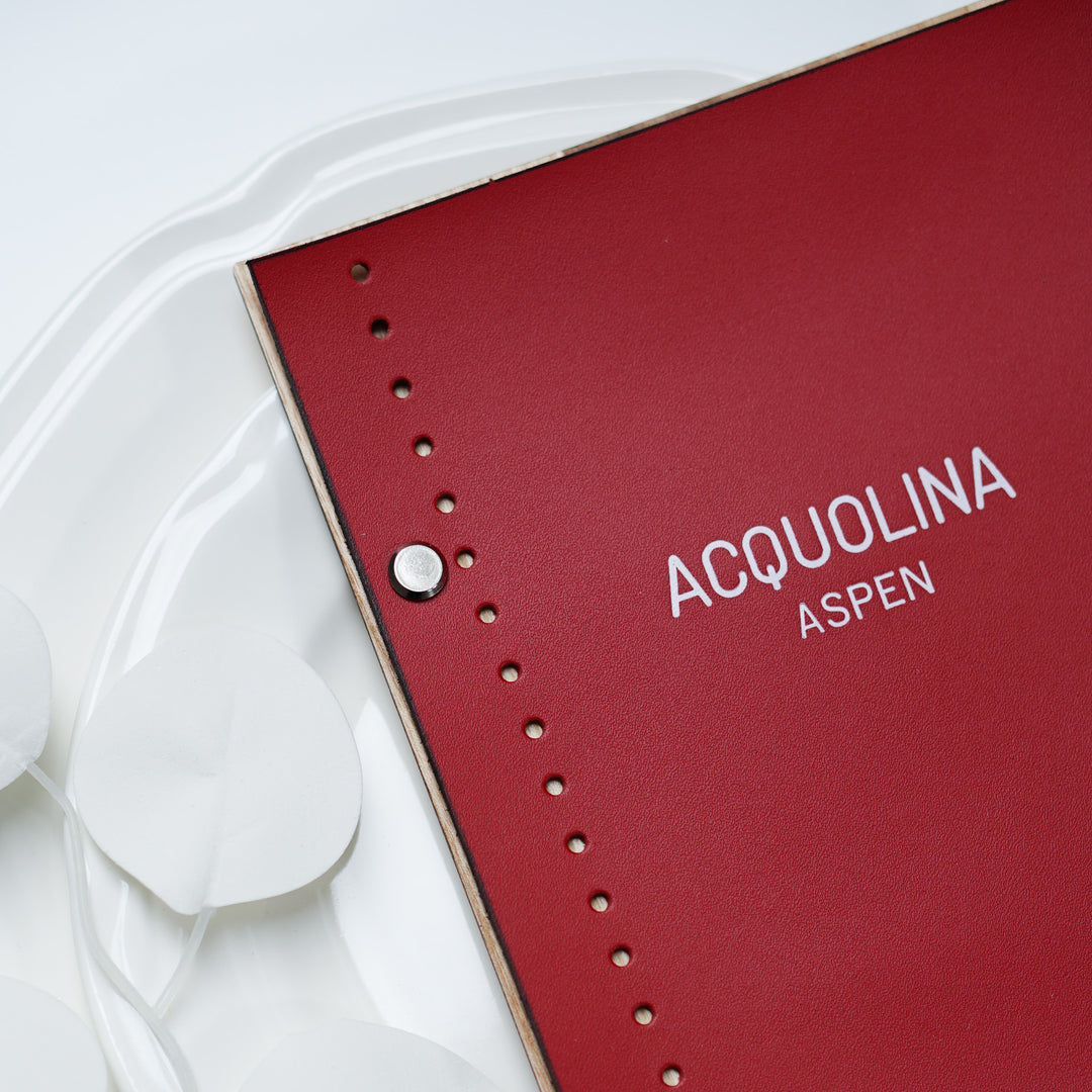 Custom Leather Menu Cover: Restaurant Menu Folder