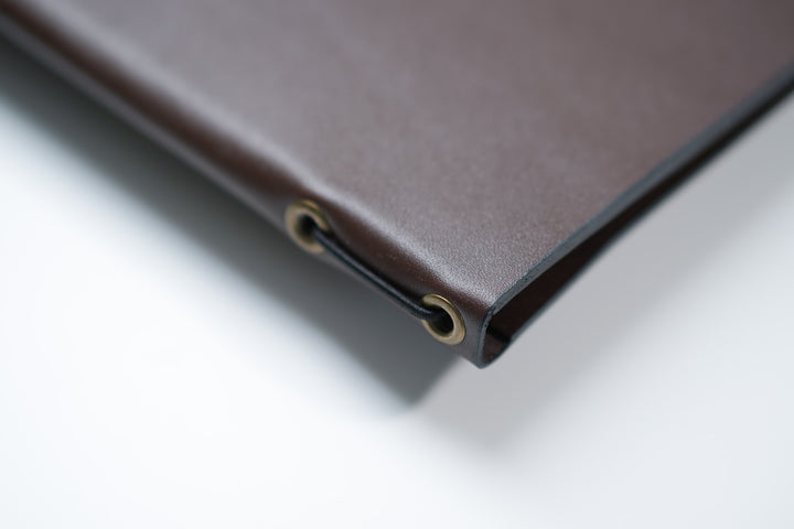 Embossed Leather Menu Holder: Letter Size Restaurant Menu Cover