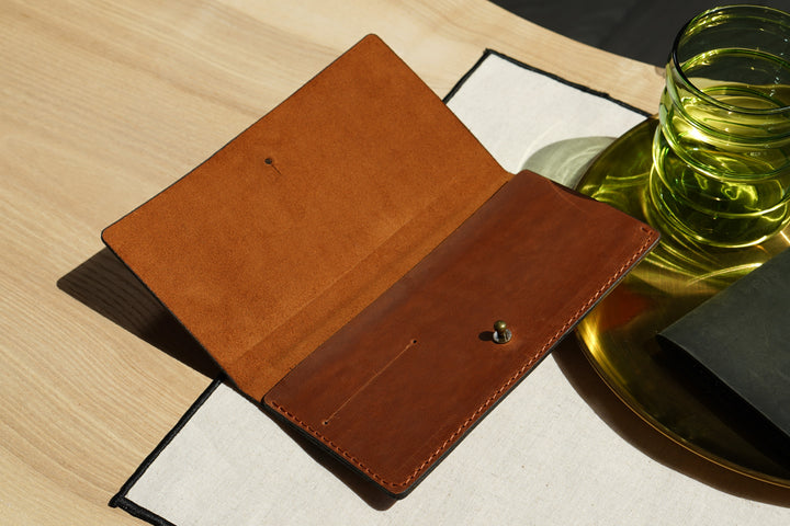 Bill Presenter for Restaurants & Cafes, Rustic Guest Check Folder, Handmade Server Book