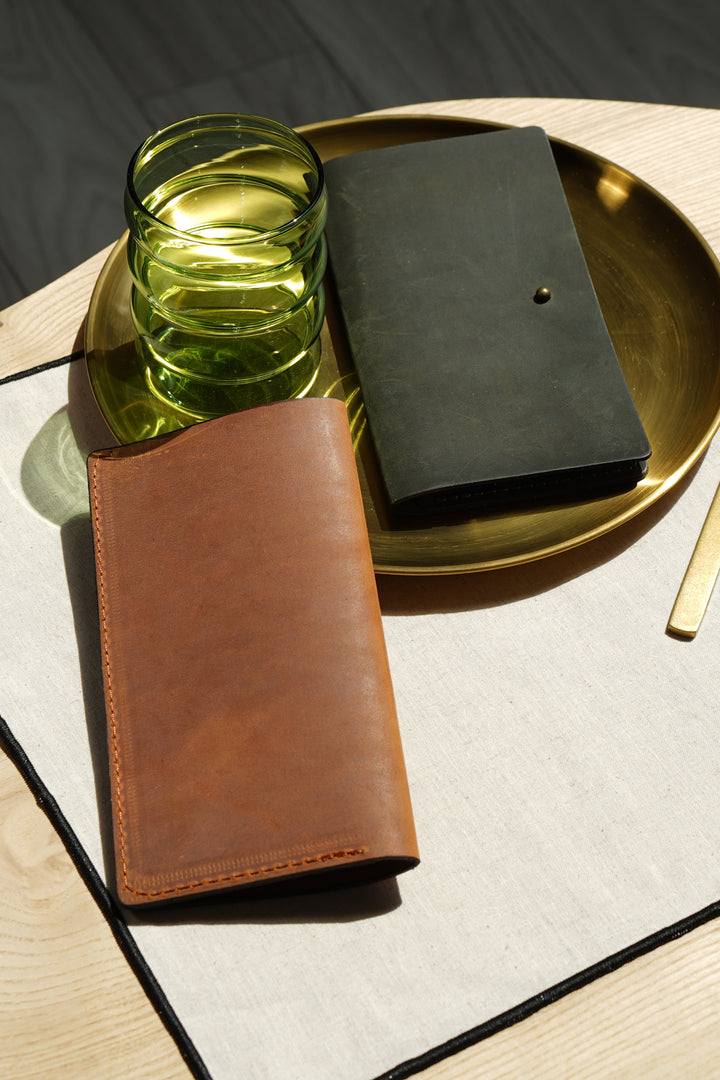 Bill Presenter for Restaurants & Cafes, Rustic Guest Check Folder, Handmade Server Book