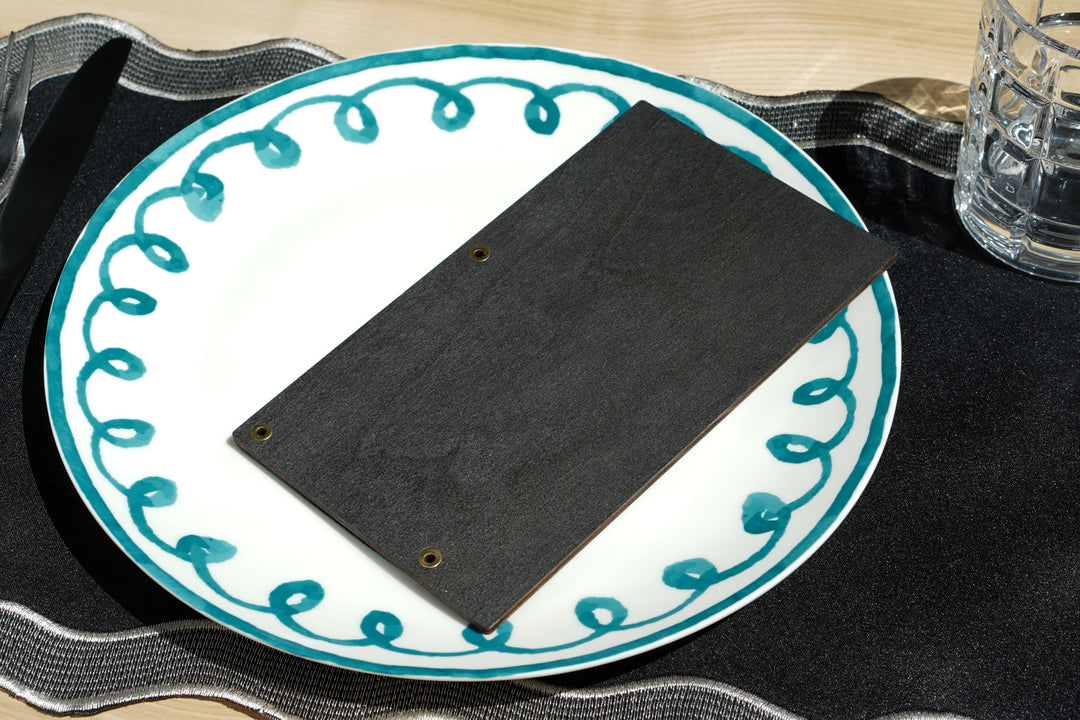 Personalized Wood Guest Check Book: Restaurant Server Booklet