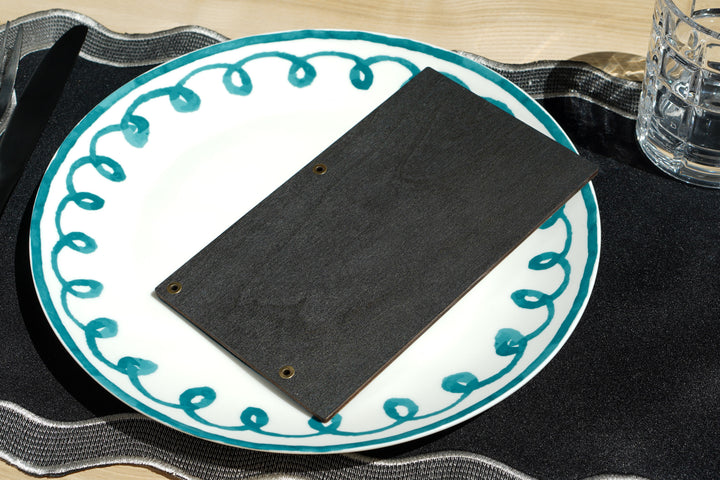 Personalized Wood Guest Check Book: Restaurant Server Booklet