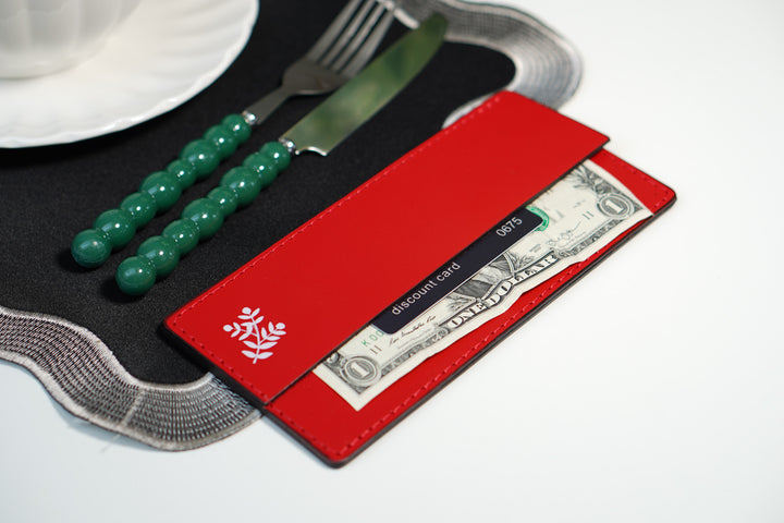 Custom Restaurant Check Presenter – Personalized Leather Server Wallet