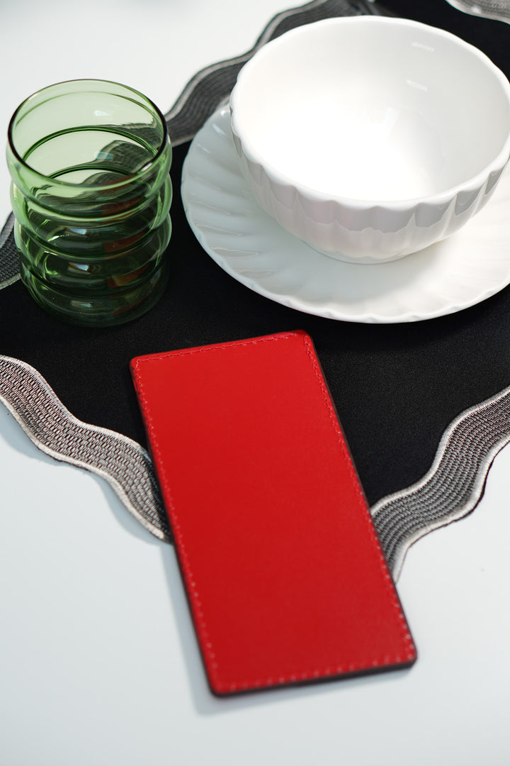 Custom Restaurant Check Presenter – Personalized Leather Server Wallet