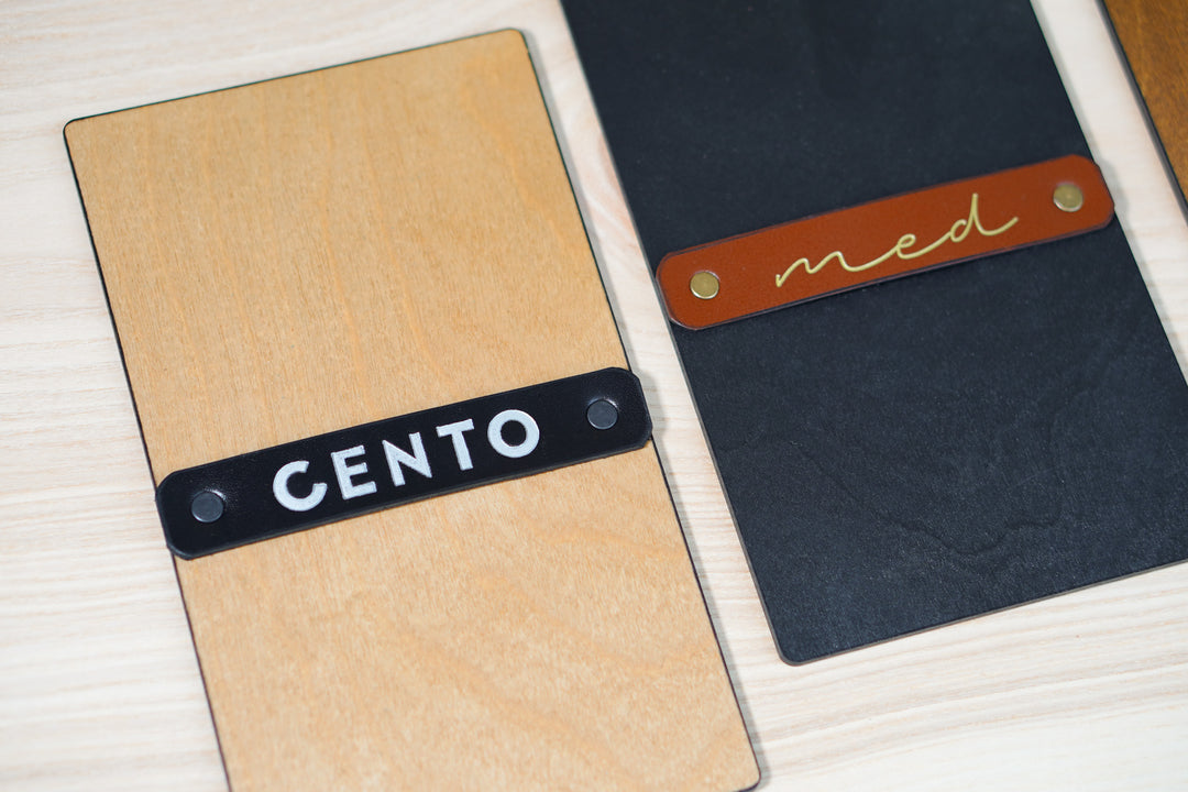 Personalized Wood Restaurant Bill Holder