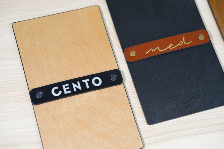 Personalized Wood Restaurant Bill Holder