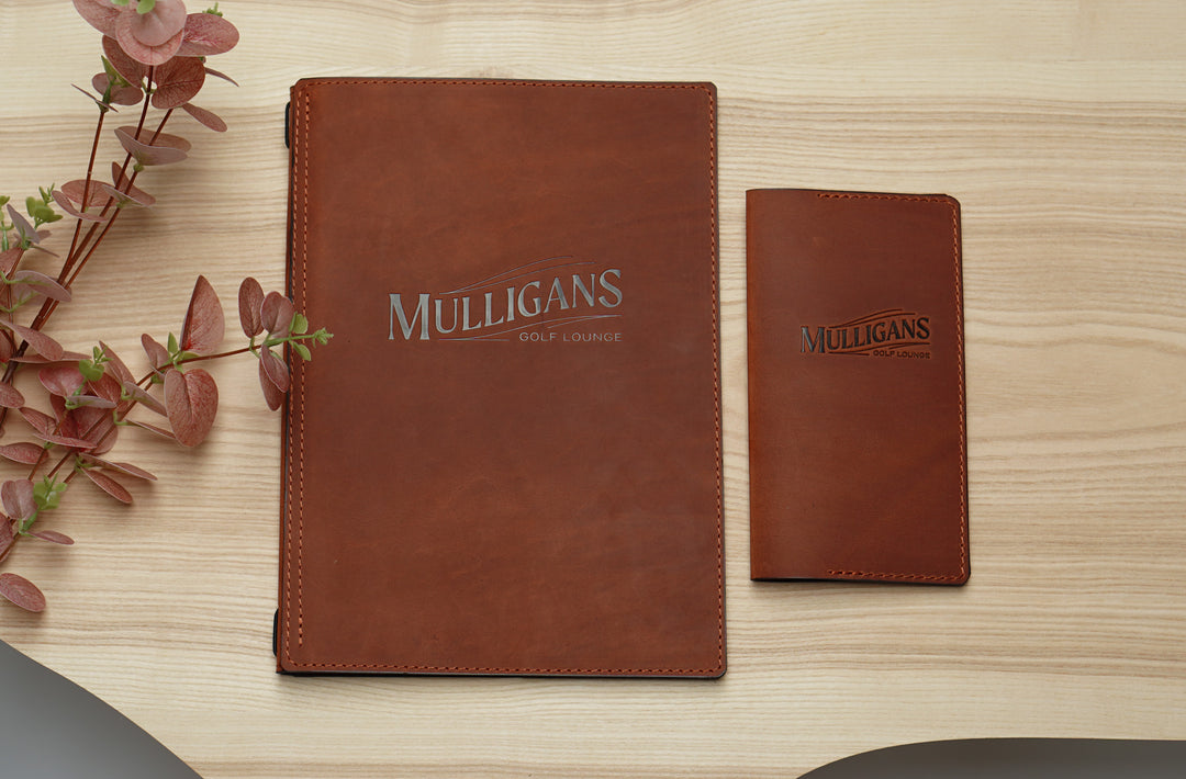 Custom Leather Restaurant Menu Folder