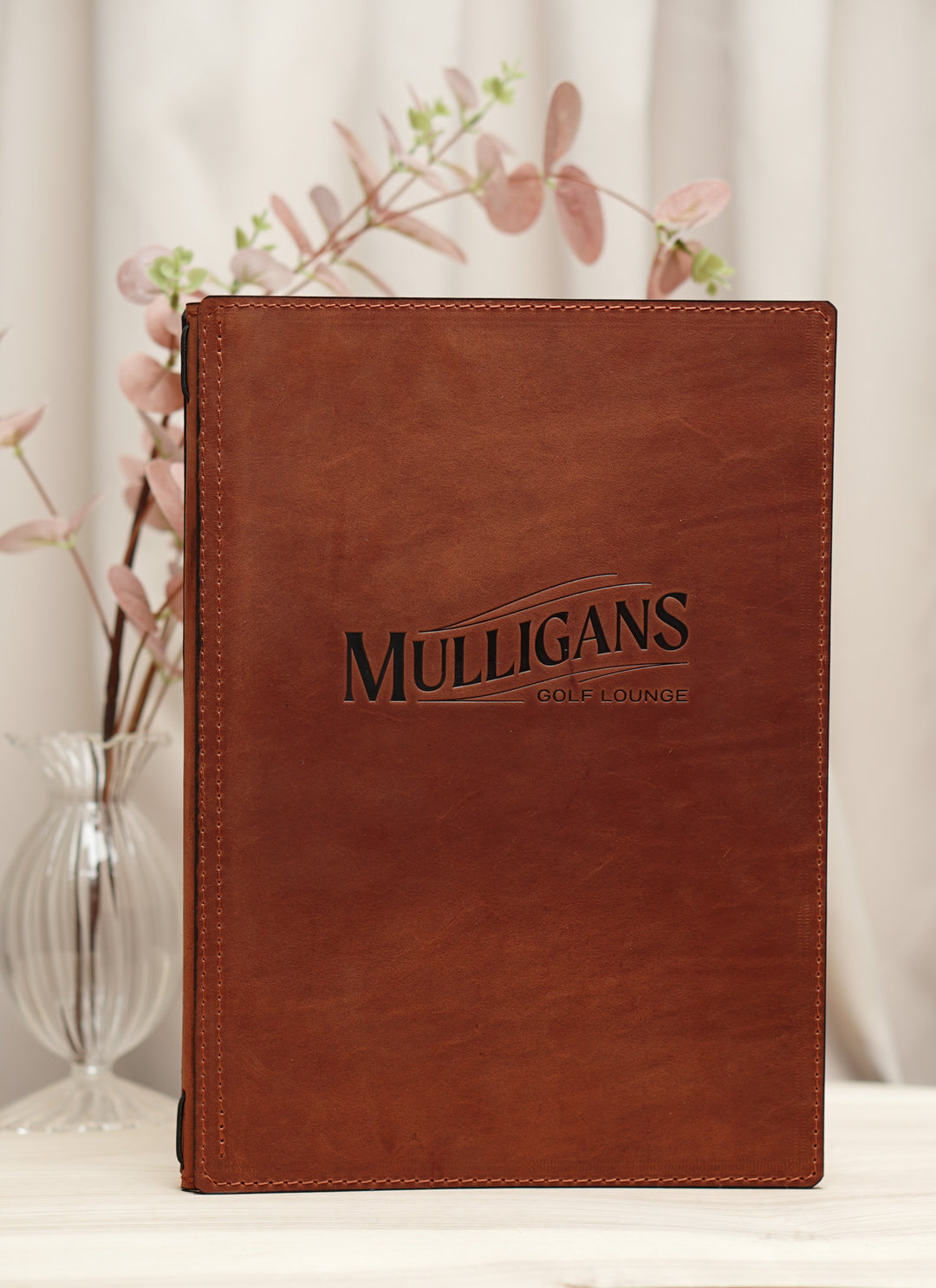 Custom Leather Restaurant Menu Folder