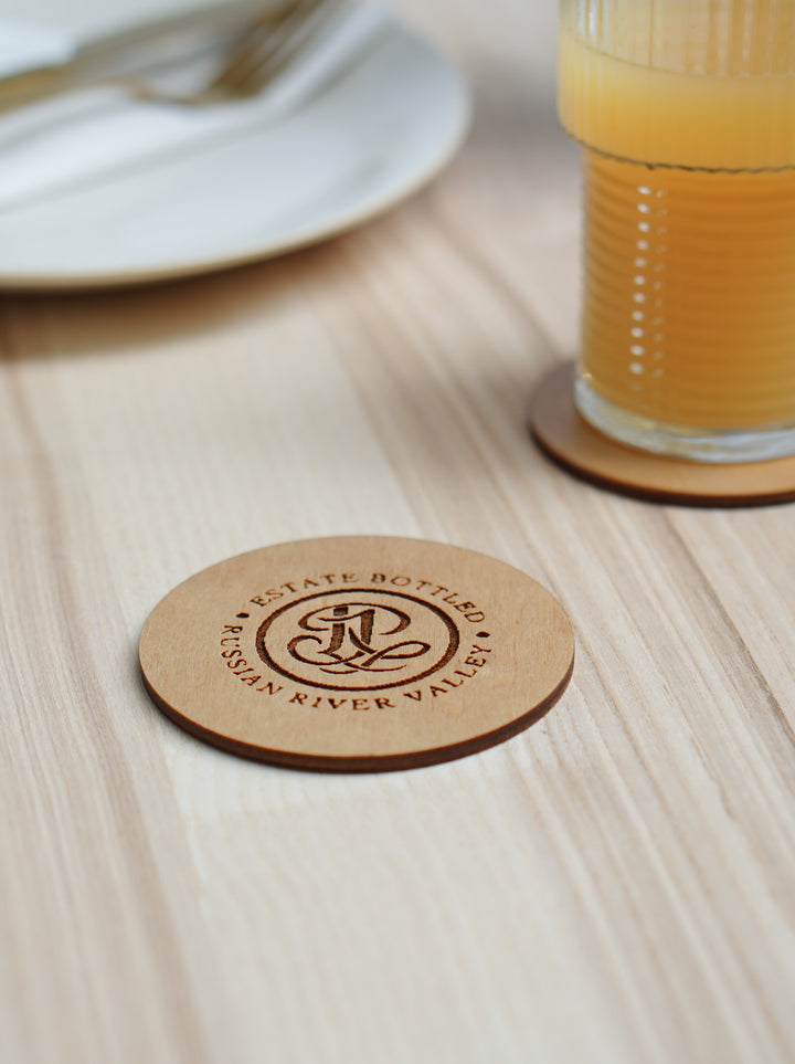 Personalized Wooden QR Code Menu Sign: Restaurant Tabletop Display