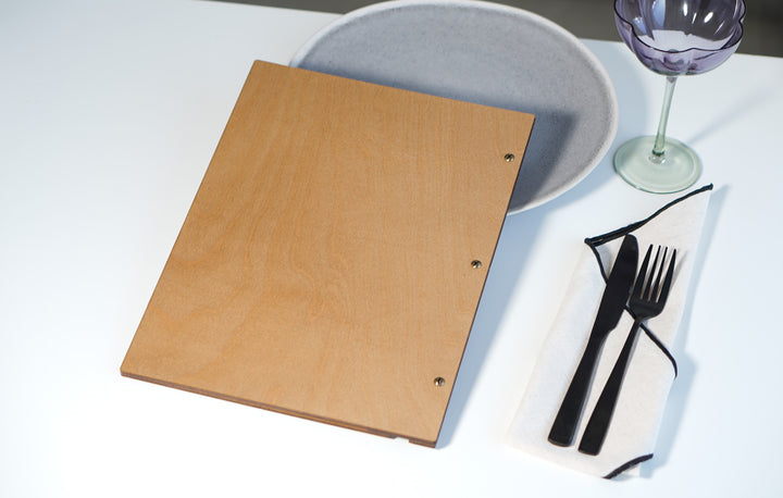 UV Printed Menu Cover for Bar Restaurant Cafe