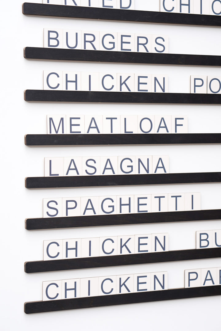 Wall menu For Cafe, Changeable Letter Restaurant Menu