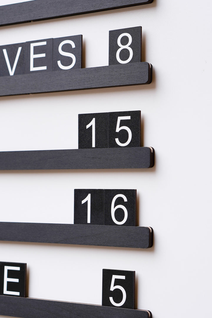 Wooden Menu Board, Changeable Wall Menu Sign for Restaurant and Cafe Decor
