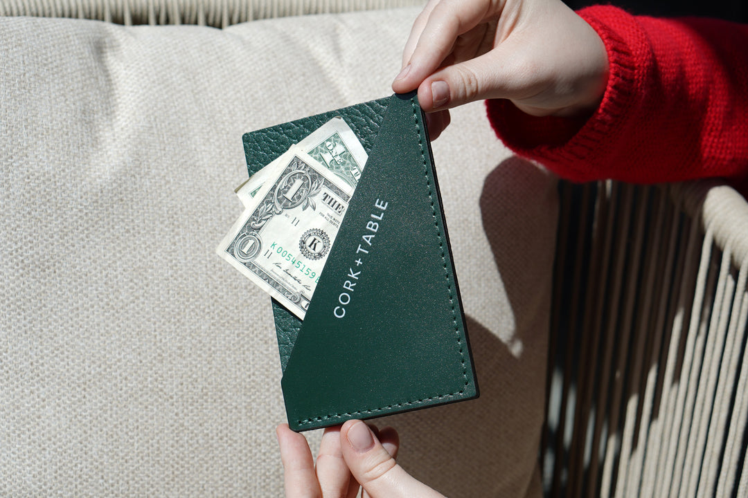 Leather Check Holder, Waitress Check Presenter for Restaurant