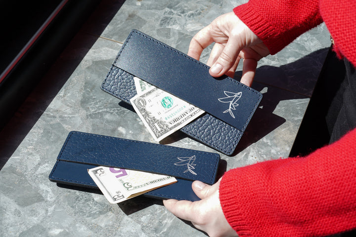 Waitress Check Presenter for Restaurant, Custom Leather Check Holder