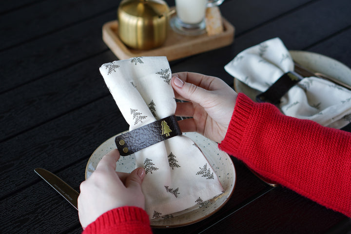 Napkin Rings with logo, Wedding Table Accessories